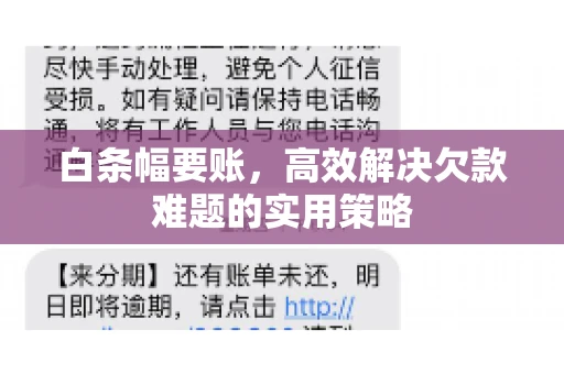 白条幅要账，高效解决欠款难题的实用策略